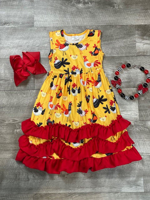 chicken maxi dress NBKGRJHIO Cute Chicken Maxi Dresses for Women Long Sleeve Dress Casual Loose Party Dress at Amazon Women's Clothing store