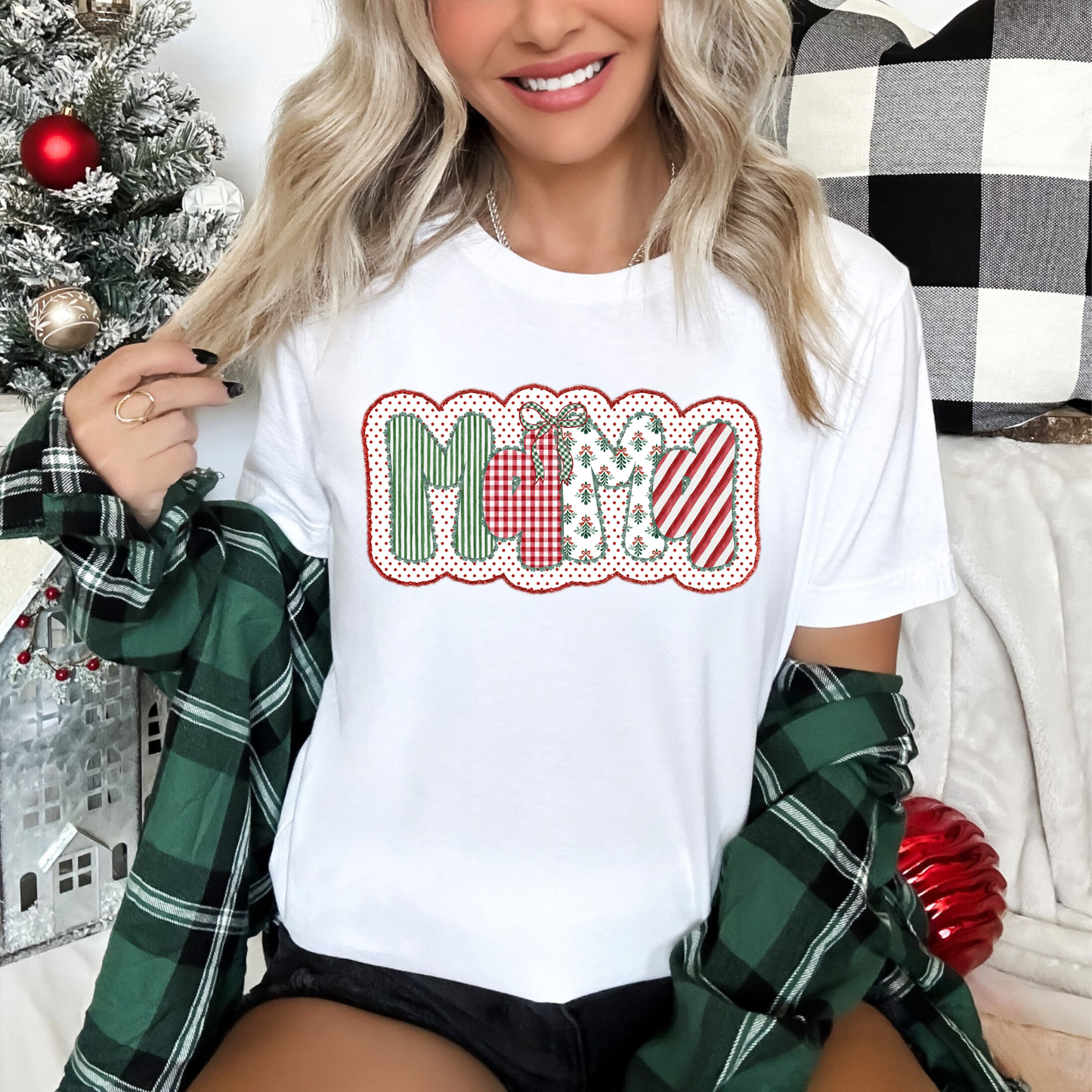 Adult-Holiday Pattern Mama