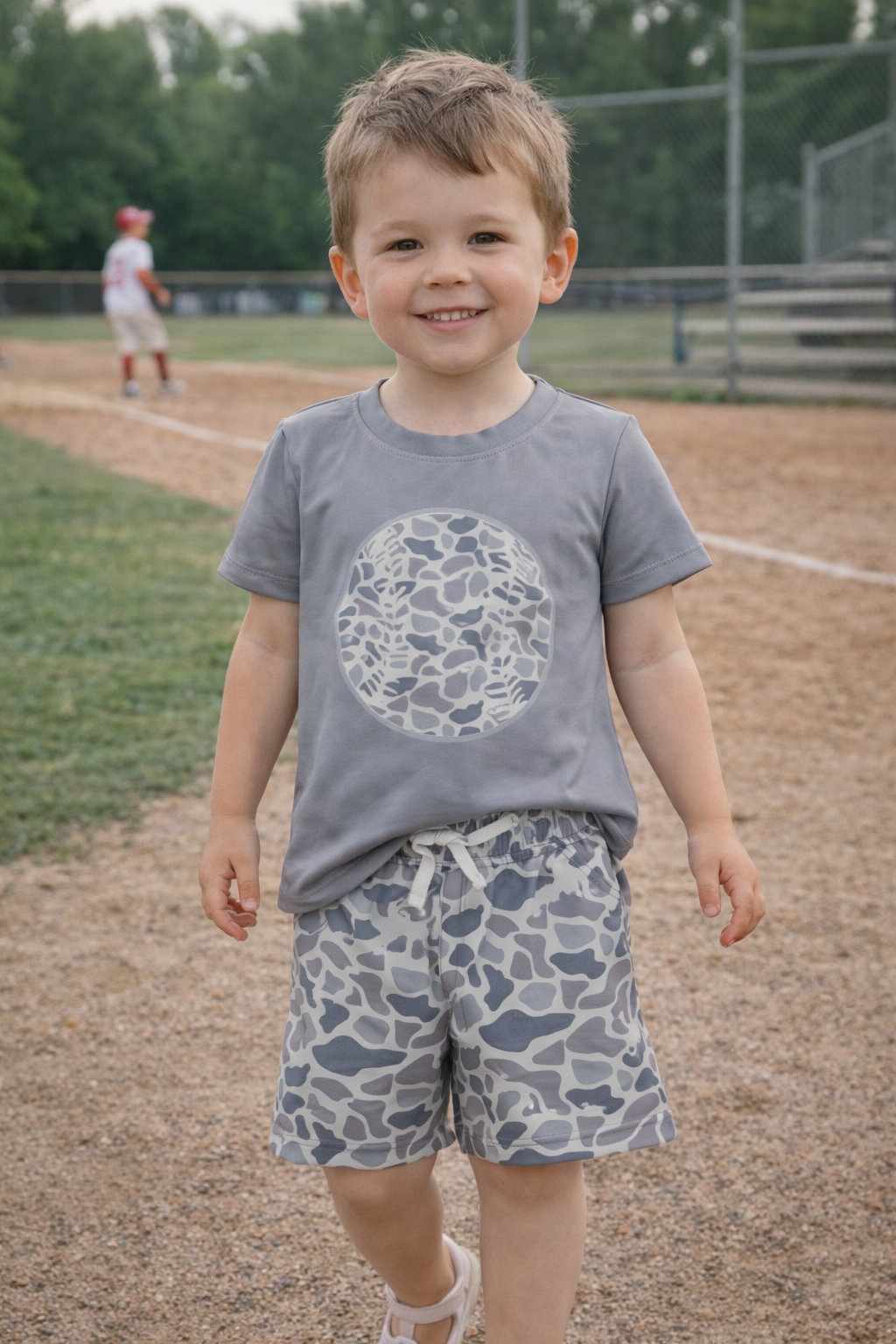 Camo Baseball Short Set