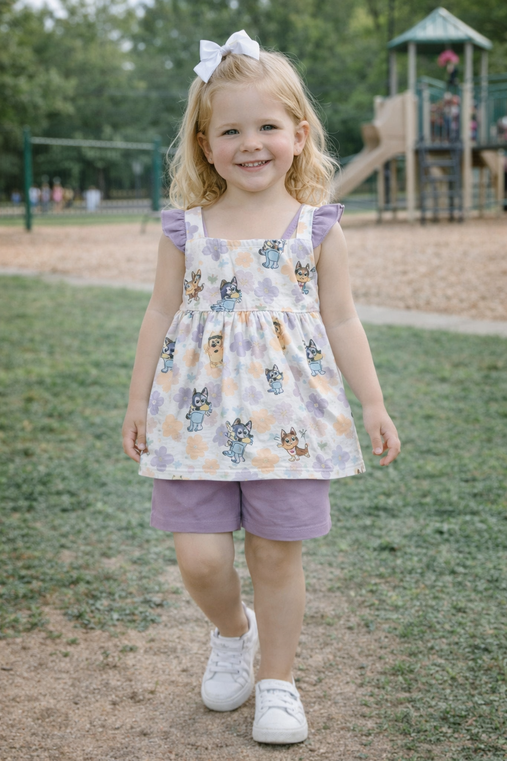 Lavender Dog Short Set