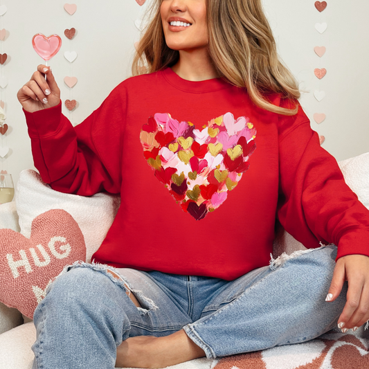 Brushstroke Heart Sweatshirt