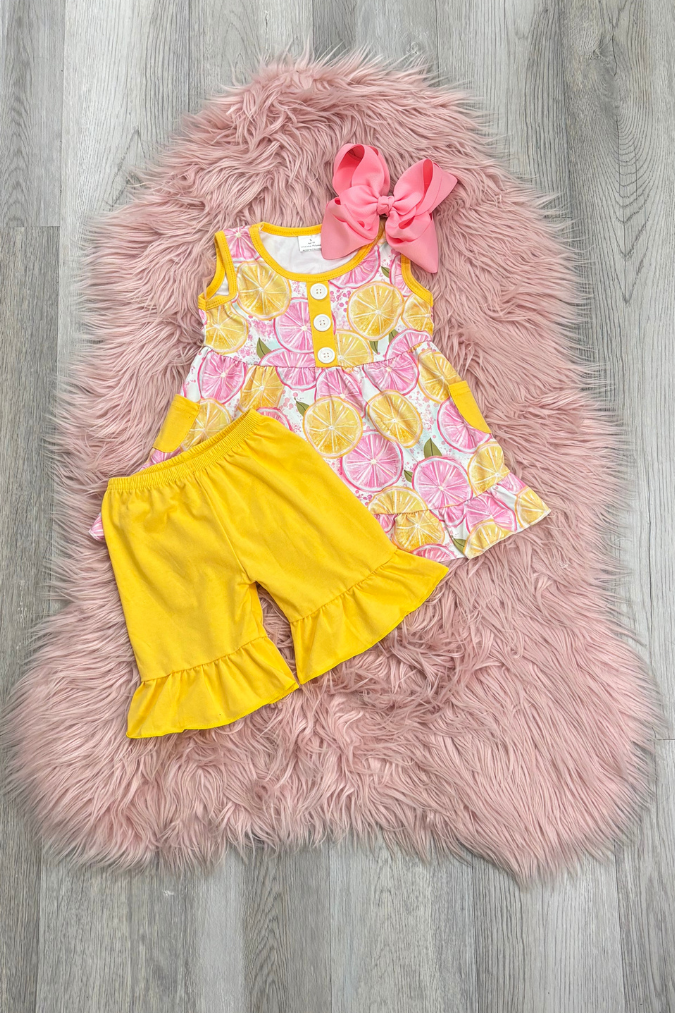 Lemonade Short Set