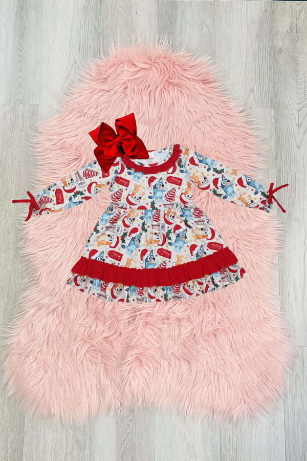 Jolly Blue Dog Dress