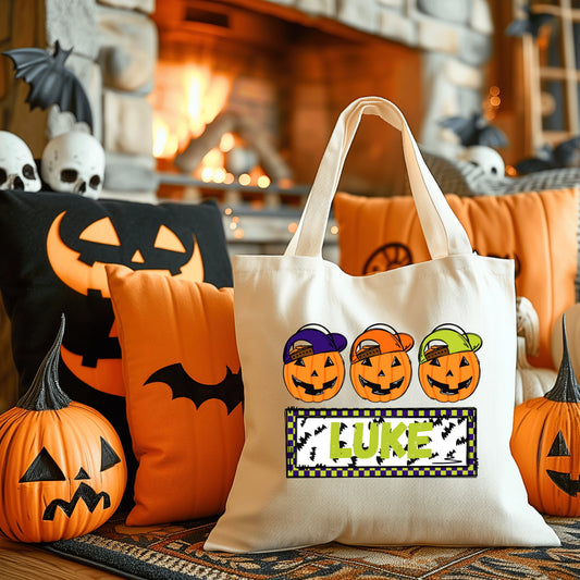 TREAT BAG- PUMPKIN HEADS-LEAVE NAME IN NOTES