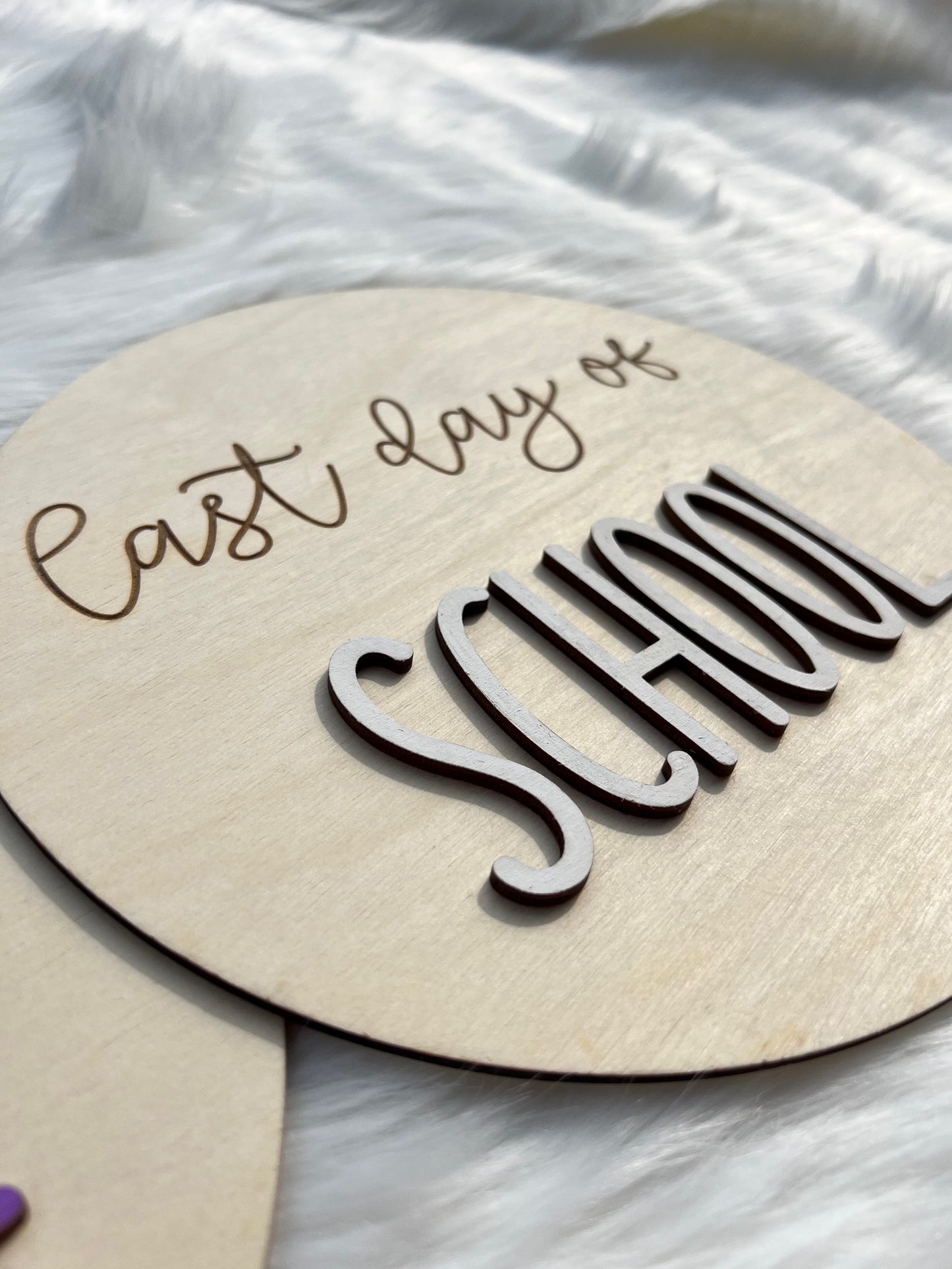 Reversible First Day & Last Day of School Signs-PICK YOUR COLOR & FONT