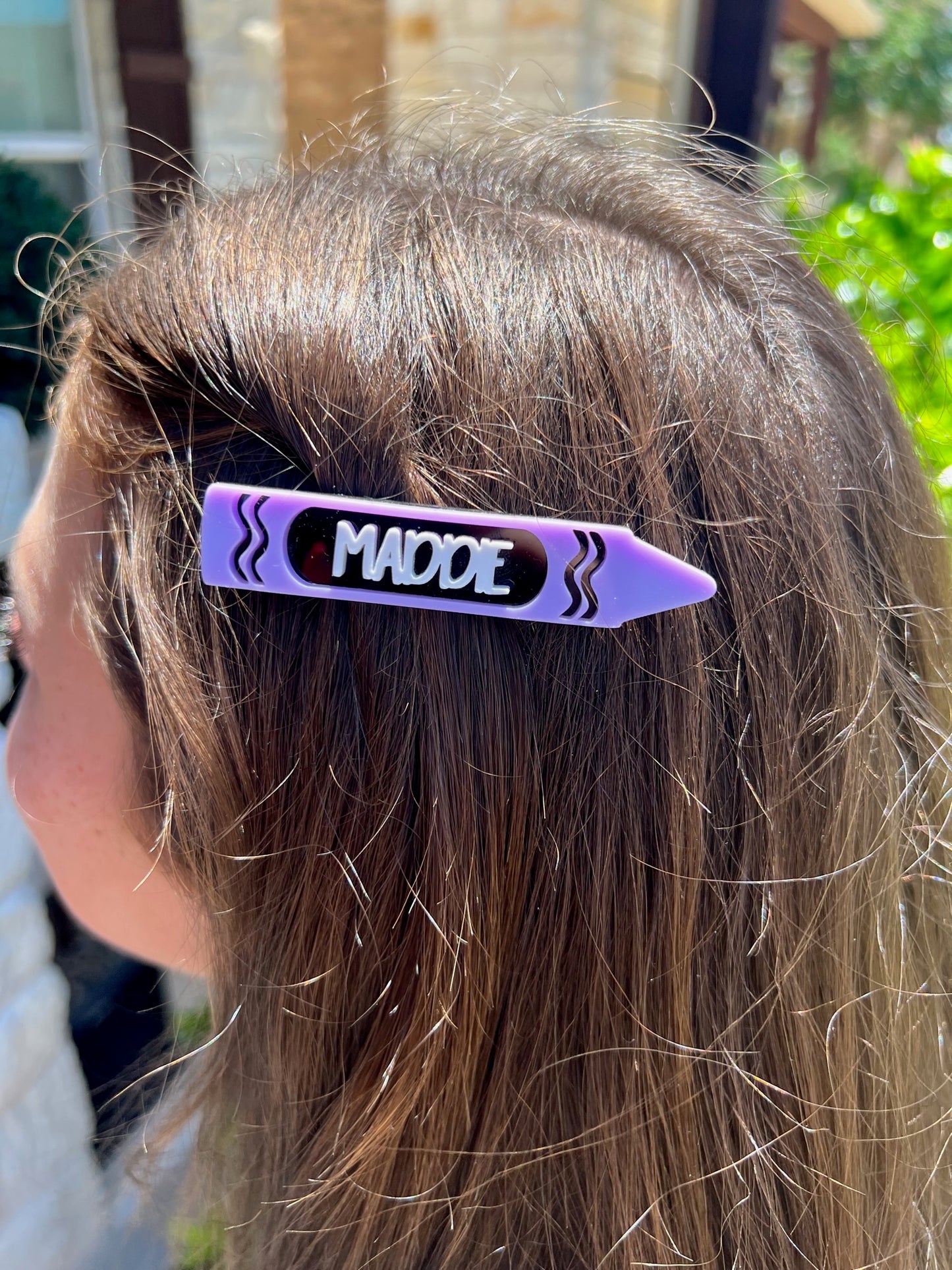 Crayon Name Clip