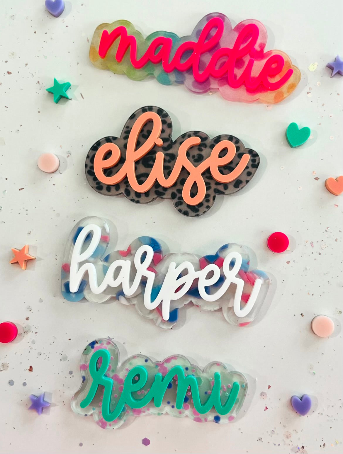 Name Hair Clip- Many Options