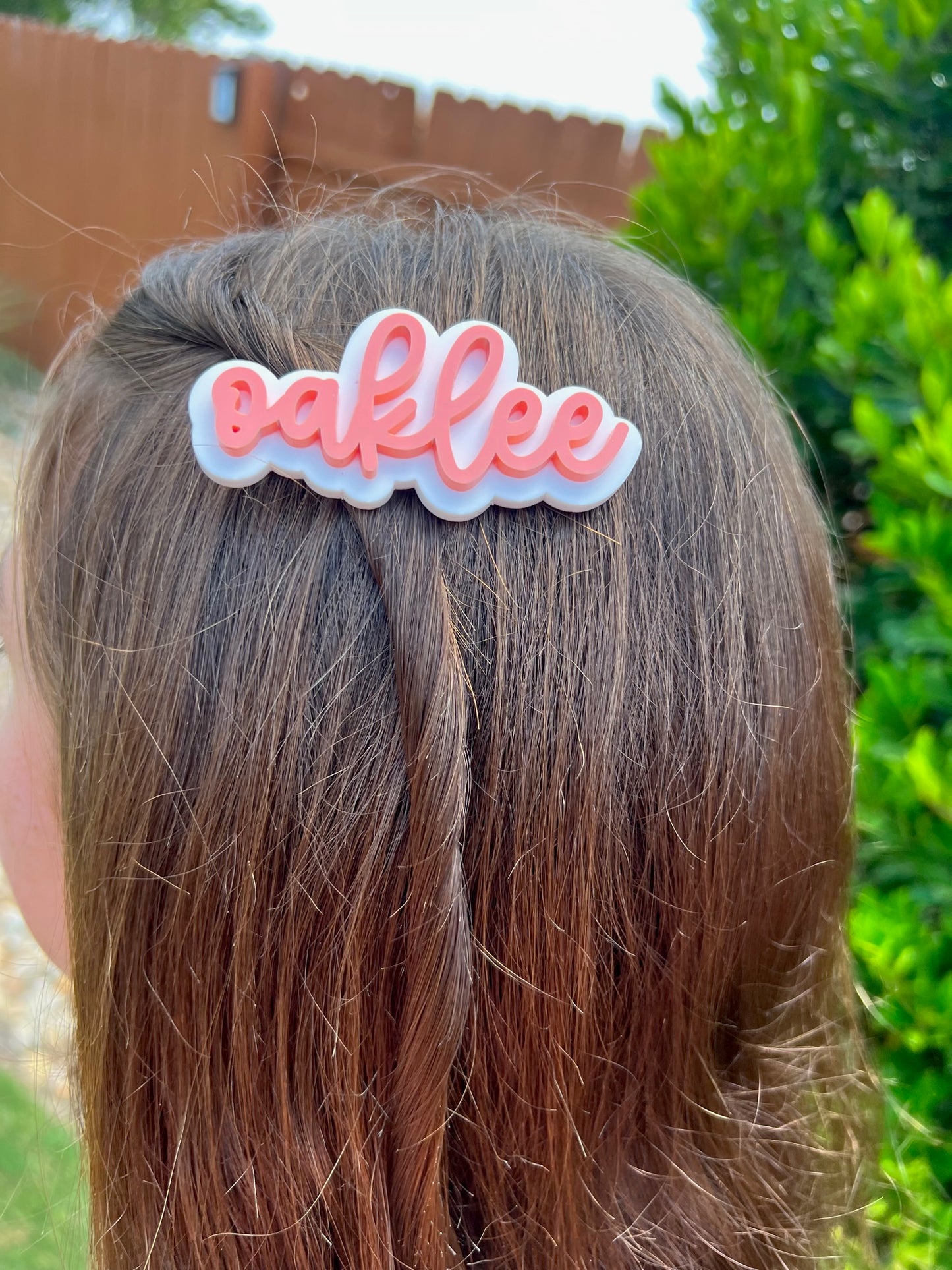 Name Hair Clip- Many Options
