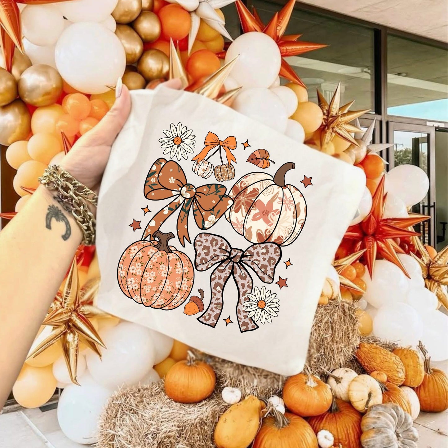 FALL PUMPKINS & BOWS