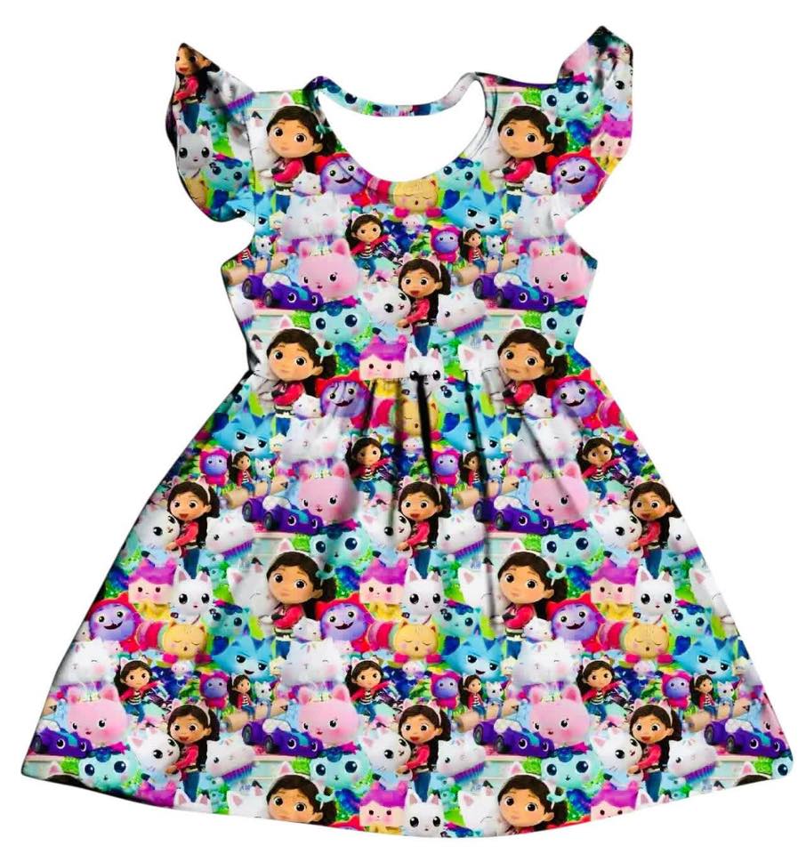 Kitty Collage Dress