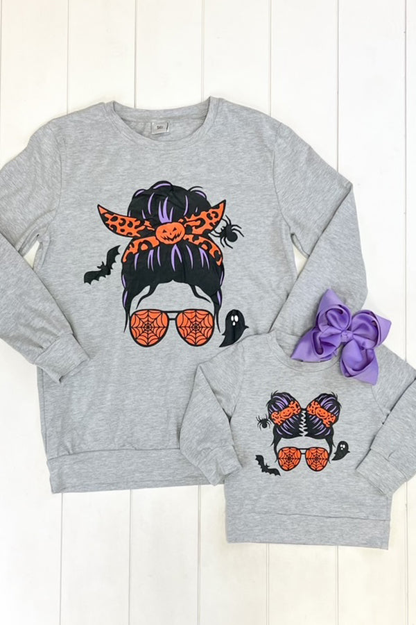 Mama & Me- Halloween Bun Tops