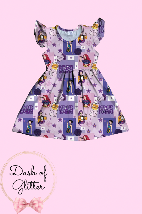 Purple KPOP Dress
