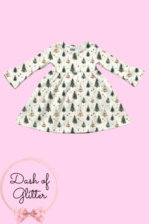 Green & Gold Dress Dress