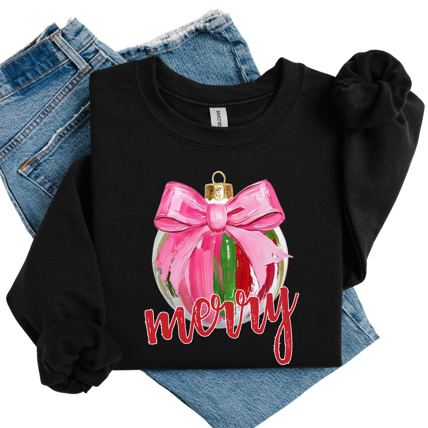 Adult- Brushstroke Merry