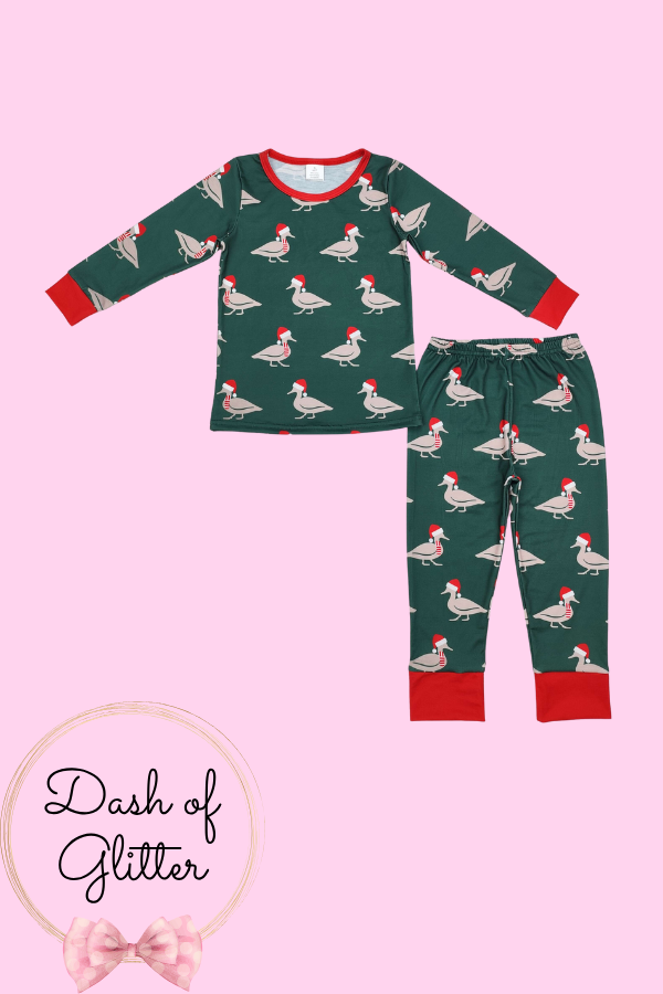 Santa Duck Pajamas