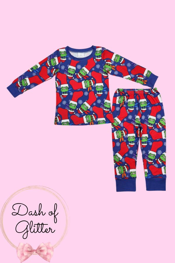 Turtle Stocking Pajamas