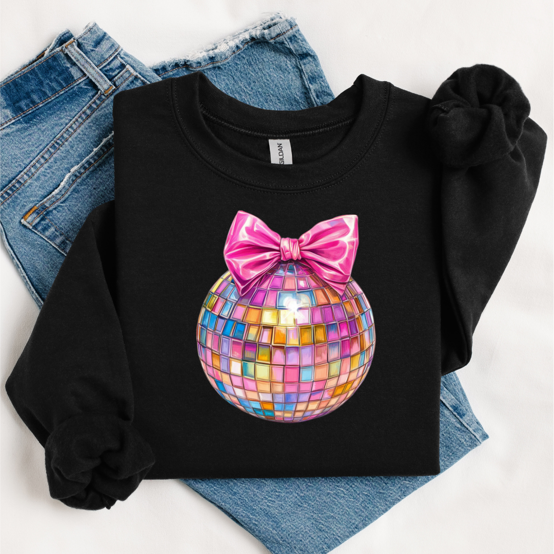 Pink Disco Ball Sweatshirt