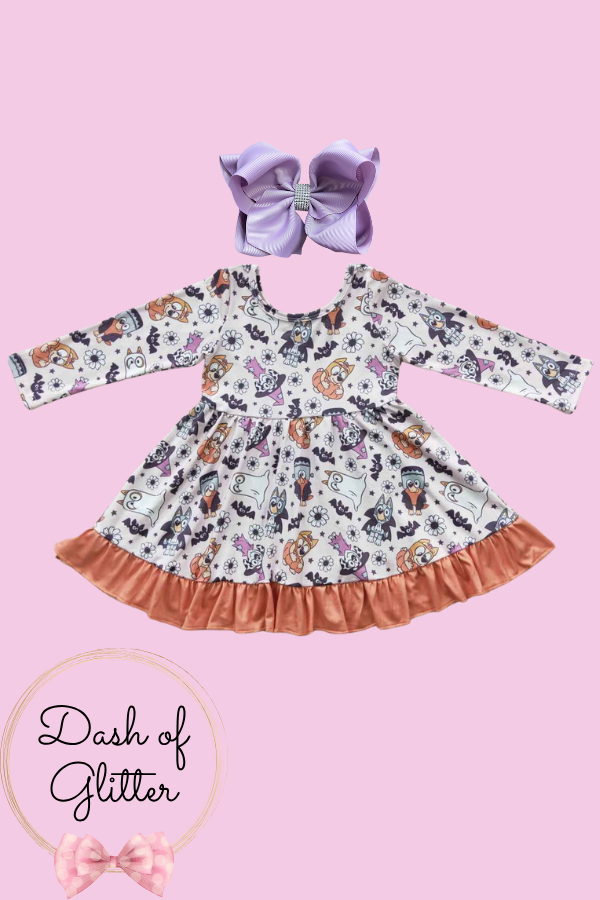 Blue Dog Halloween Dress