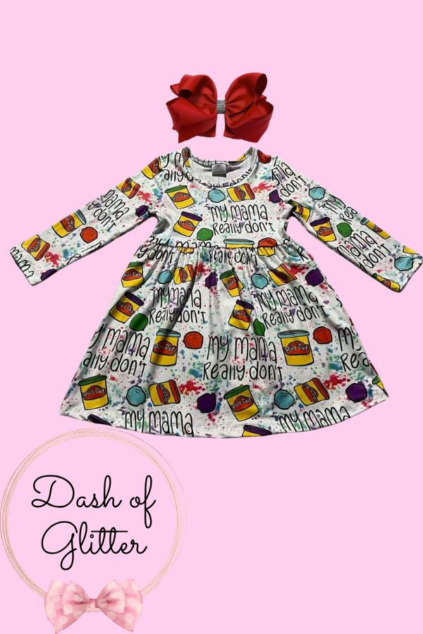 Mama Don't Play-Doh Dress