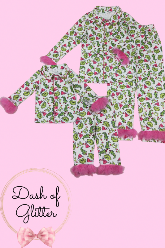 Mom & Me-Fancy Mean One PJs
