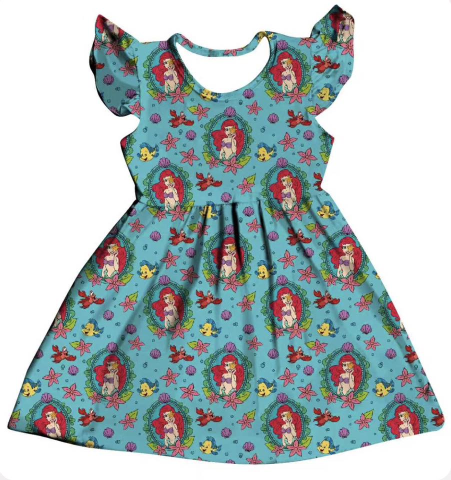 Teal Shell Dress
