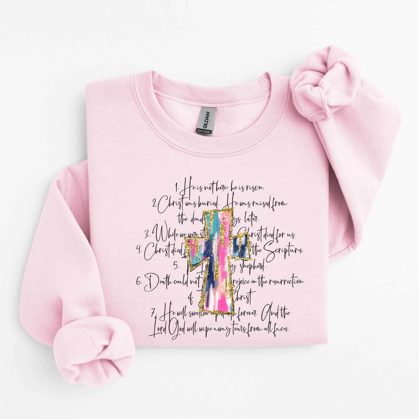 Watercolor Cross Sweatshirt
