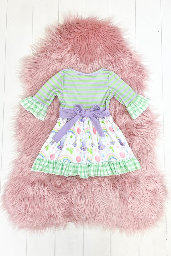 Lime & Lavender Lucky Charm Dress