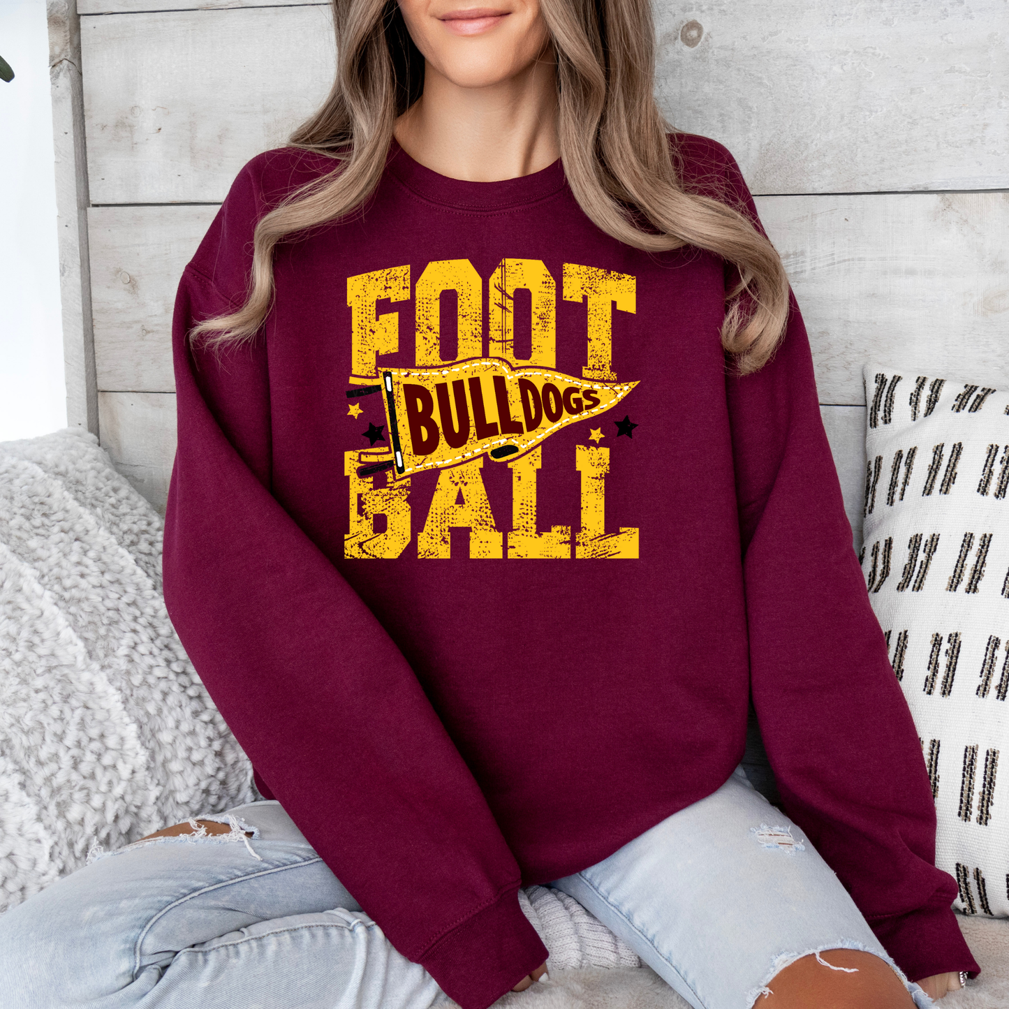 Bulldog Football Sweatshirt