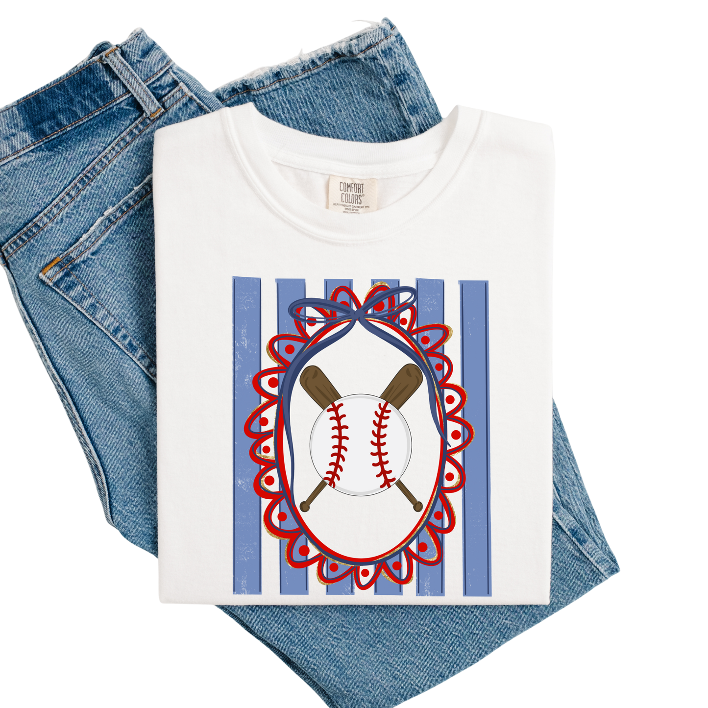 CC-Stripe Baseball Frame