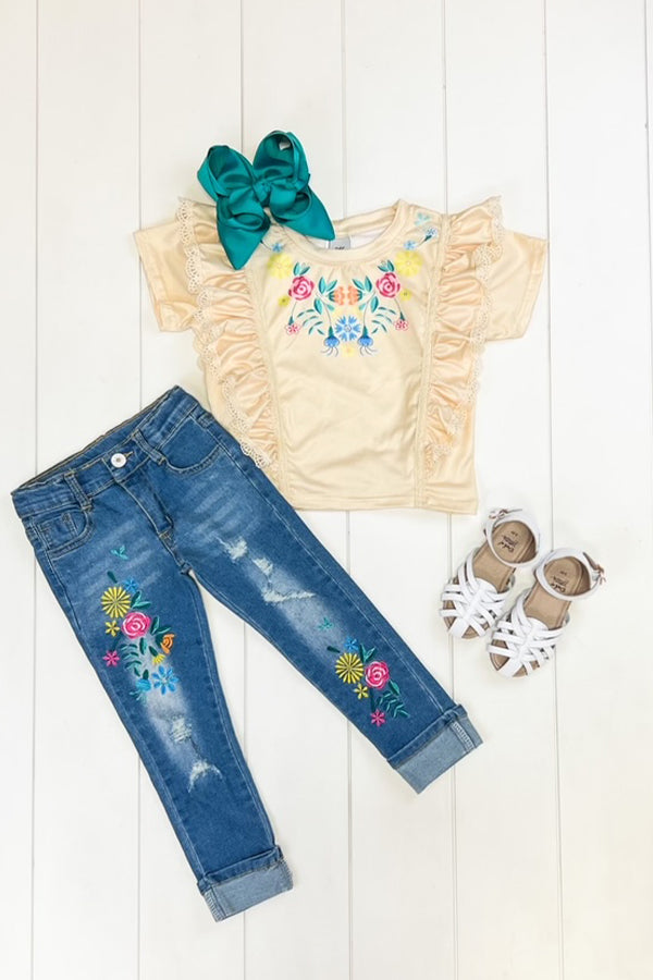 Kenzie Denim Pant Set