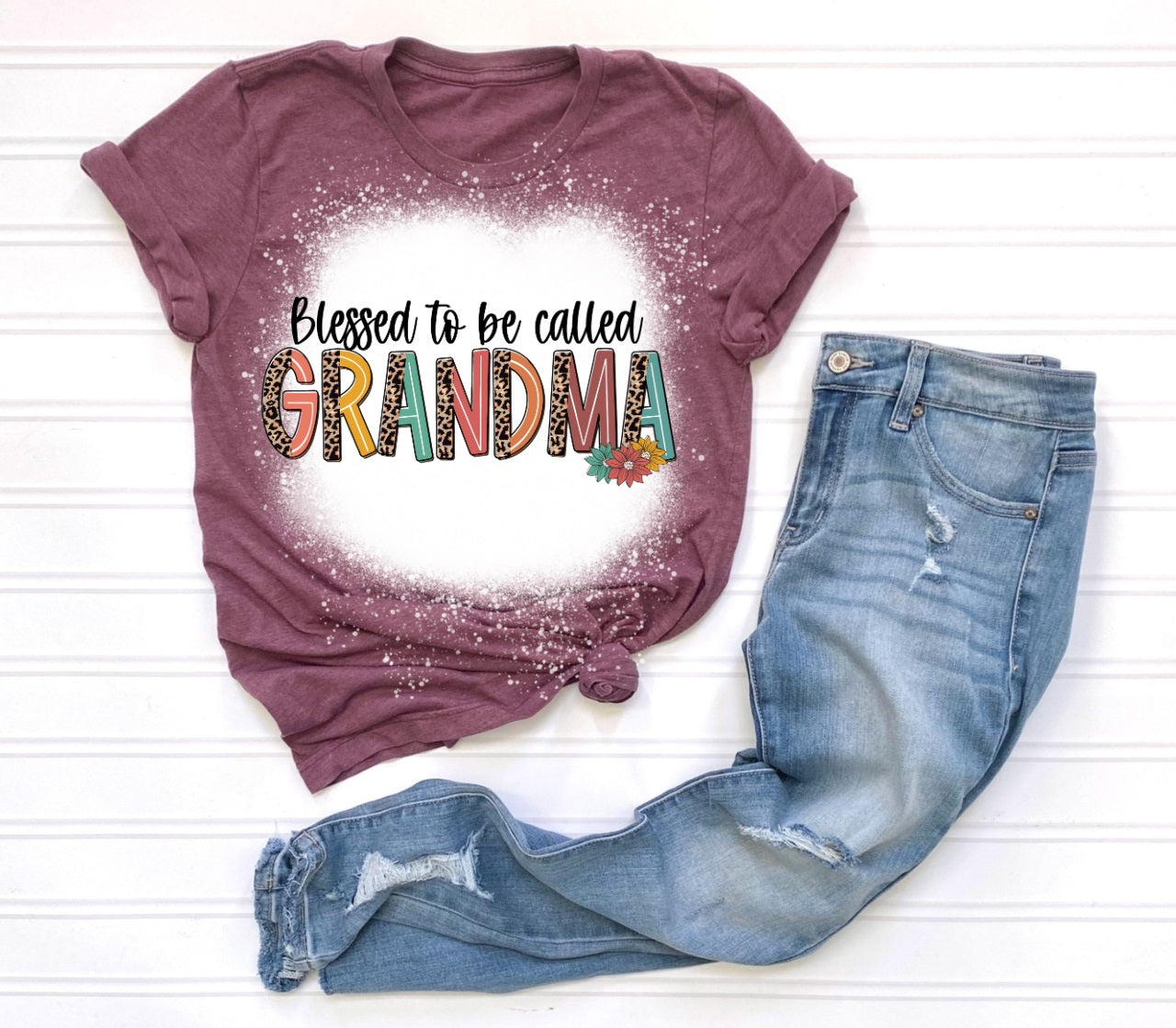 Blessed to be called Grandma-3 colors