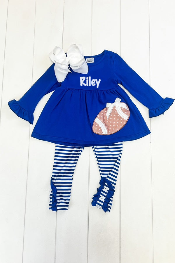 Royal Blue Football Pant Set- CAN PICK COLOR OF NAME