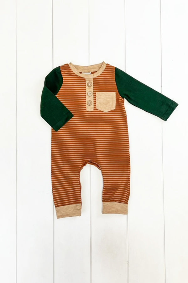 Fall Pocket Romper
