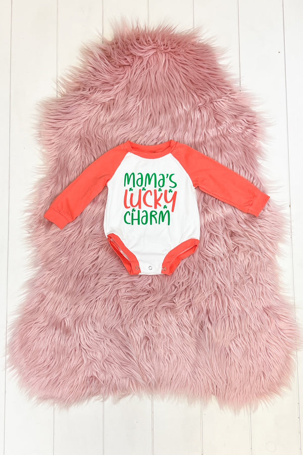 Unisex-Mama's Lucky Charm Onesie