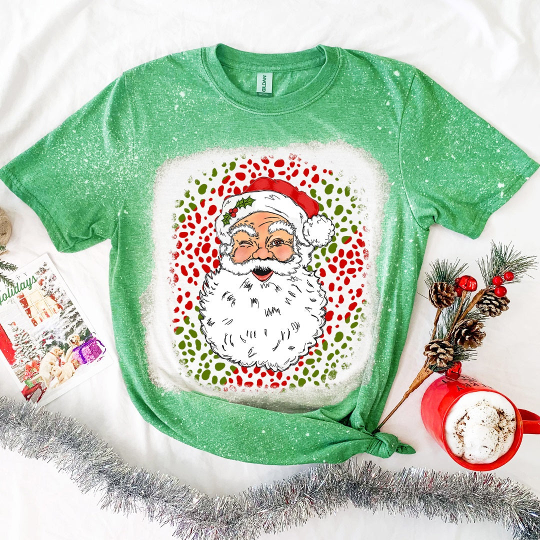 Christmas Leopard Santa-2 Colors