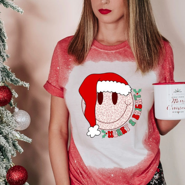 Merry & Bright Smiley Santa-2 Colors