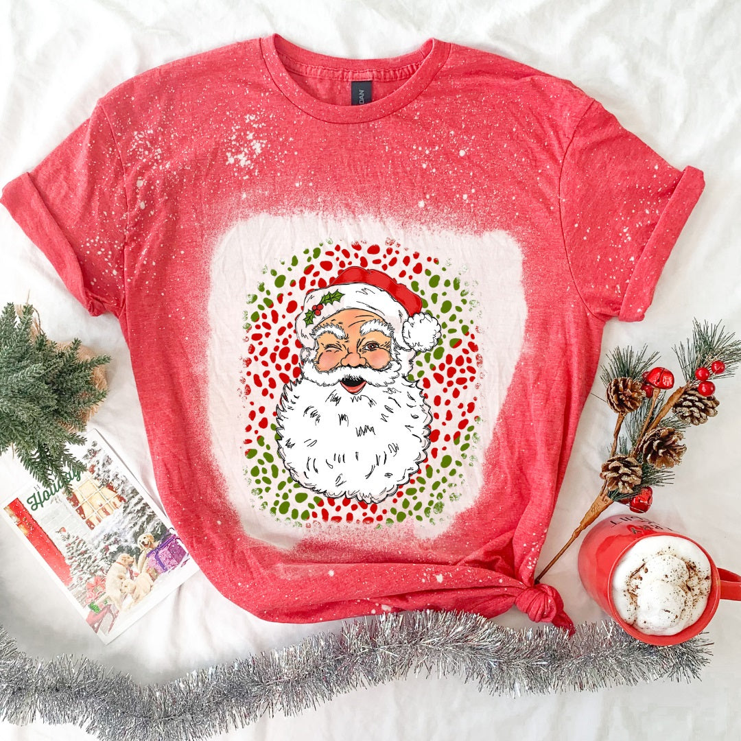Christmas Leopard Santa-2 Colors
