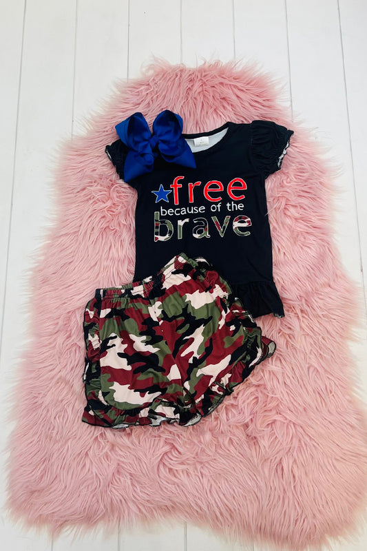 Free Because The Brave Short Set
