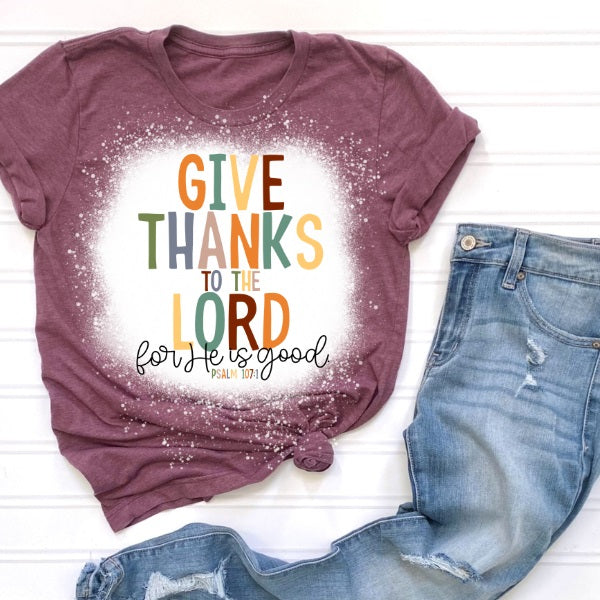Give Thanks To The Lord-MANY COLORS