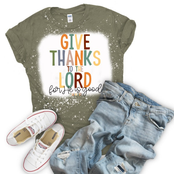 Give Thanks To The Lord-MANY COLORS