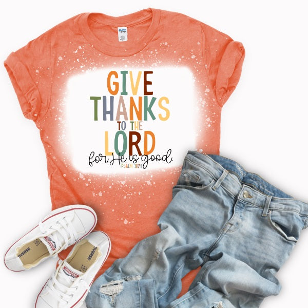 Give Thanks To The Lord-MANY COLORS