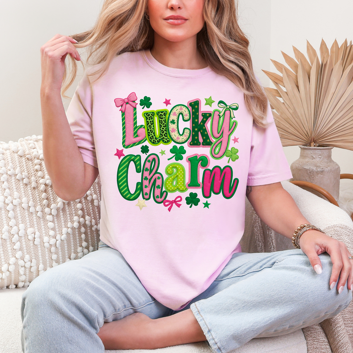 Pink & Green Lucky Charm