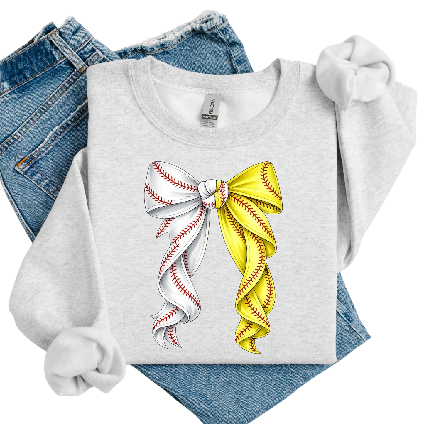 Ballfield Bow Sweatshirt