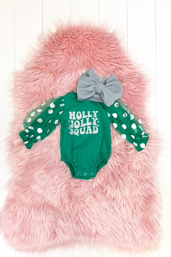 Holly Jolly Squad Romper