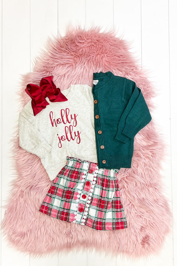 Holly Jolly Sweater Skirt Set