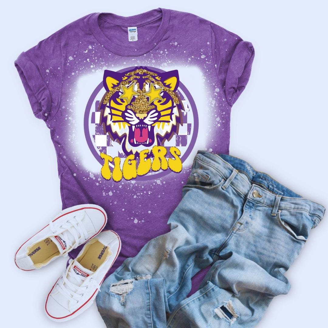 Preppy Checkered Tigers-2 colors