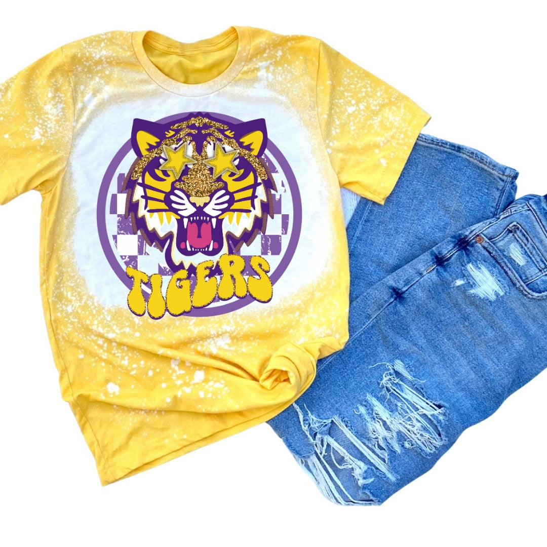 Preppy Checkered Tigers-2 colors