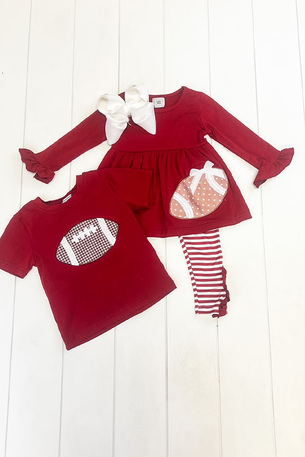 Maroon Football Pant Set- CAN PICK NAME COLOR