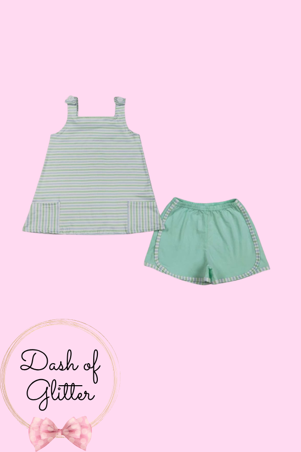 Mint Short Set