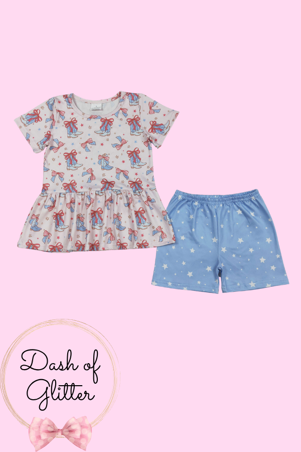 Boots & Flags Short Set